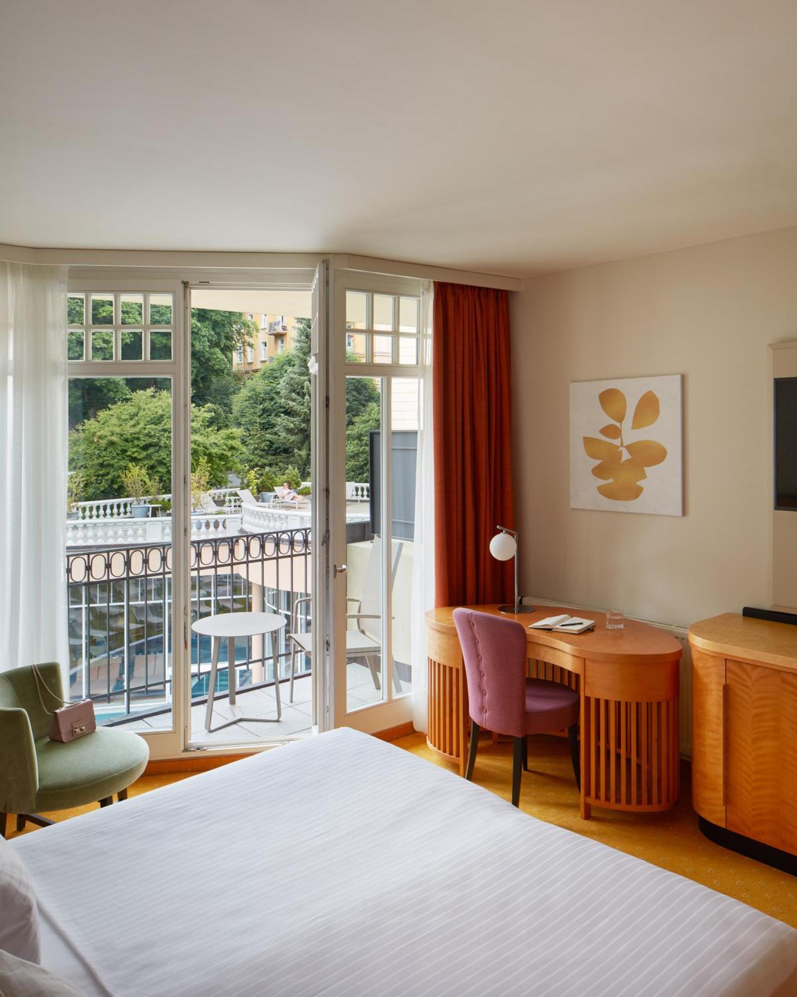Falkensteiner Spa Resort Mariánské Lázně Quarto foto A room at the Hotel de l'Europe